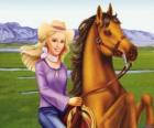 Barbie güzel at ile